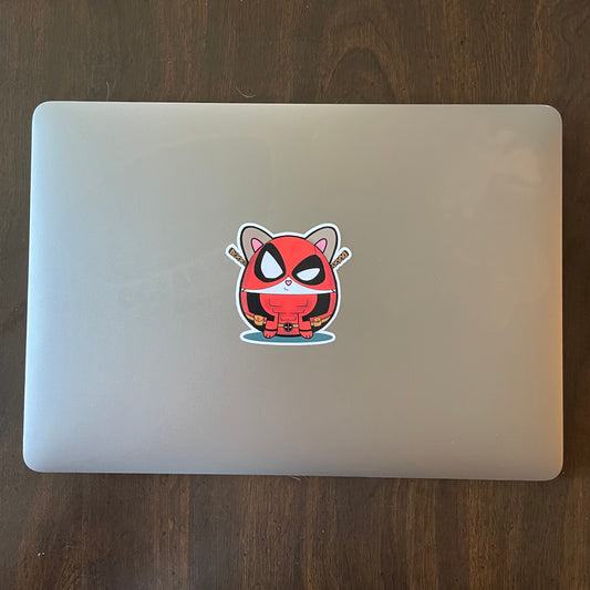 Deadpool Cosplay Cat