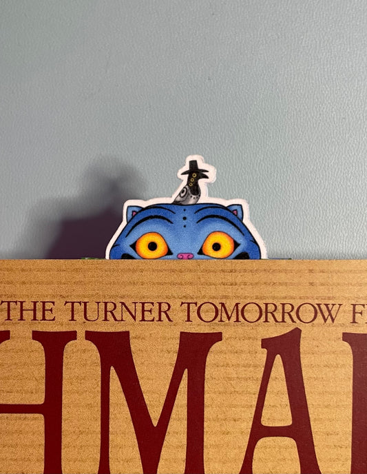 Peeping Derpy Tiger Bookmark